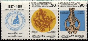 1988 Uruguay National Museum of History culture  bones  #1273-1274 ** MNH