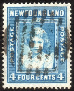 1938, Newfoundland 4c, Used, Sc 247