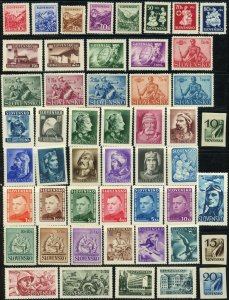 SLOVAKIA German Occupation Postage Stamps Collection WWII Europe Mint LH OG
