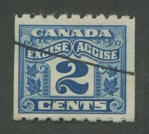 CANADA REVENUE FX46c USED PASTE-UP SINGLE