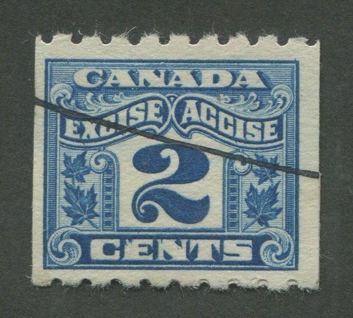 CANADA REVENUE FX46c USED PASTE-UP SINGLE