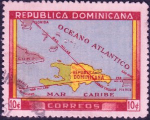 Dominican Republic #421 Used