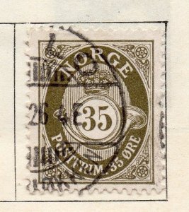 Norway 1917-27 Early Issue Fine Used 35ore. 130810