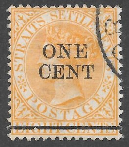 Straits Settlement (1892) - Scott # 80,   Used