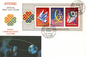 Aitutaki 314a Souvenir Sheet U/A FDC