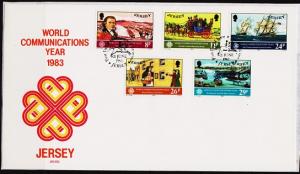 Jersey. 1983 FDC. Communications. Fine Used