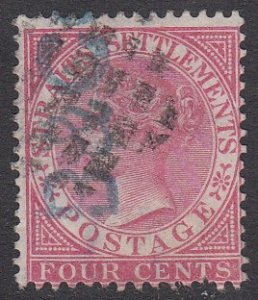 Straits Settlements 11 Used CV $13.50