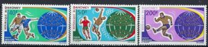 Dahomey 121-23 MNH 1970 Soccer