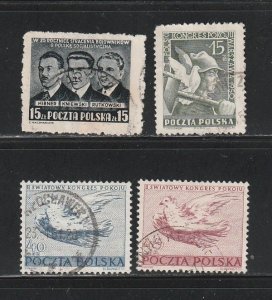 Poland 485-488 Sets U Various