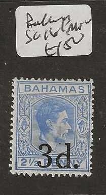 BAHAMAS    SG161   KGVI   3D/2 1/2D      MOG     P0424A H