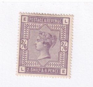 GB SG 198 VF-MLH Q/VICTORIA 2/6d LILAC GREAT PERFS AND COLOUR CAT VALUE £600