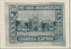 1930 SPAIN 40c Mexico Pavilion Imperf. MH* Stamp A29P5F31009-