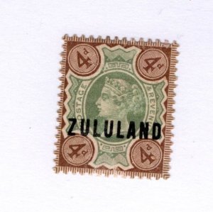 Zululand #6 FVF - MH - CAT VALUE $62.50