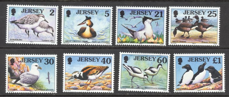 Jersey Sc# 825-832 MNH 1998 Birds