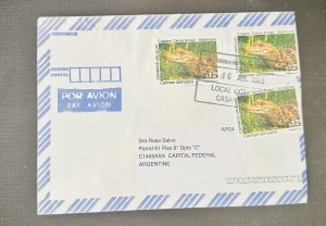 CM) 2003. URUGUAY. CAIMÁN LATINOSTRE. COVER MAILED TO ARGENTINA. XF