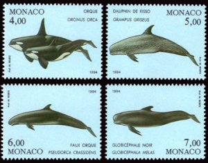 Scott #1898 a-d Marine Mammals MNH