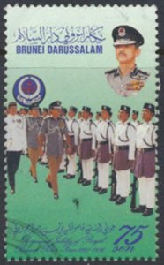 Brunei   Sc#  492   Used Police   see details face & reverse scans  