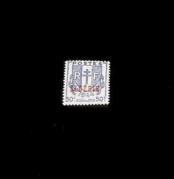 ALGERIA, 1945, OVERPRINT SINGLE, MH, NICE! LQQK!