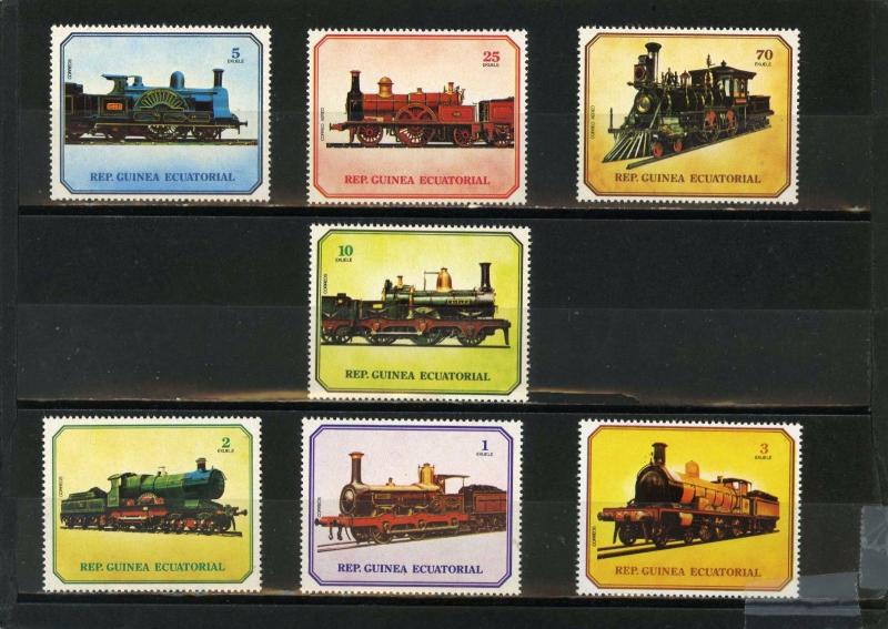 Äquatorial-Guinea - 7 feuilles entières 105 timbres neufs ** Guinéa
