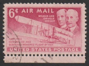 SC# C45 - (6c) - Wright Brothers - used single
