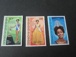 Trinidad & Tobago 1978 Sc 289-91 set MNH