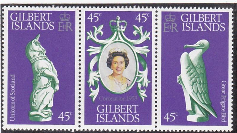 Gilbert Islands  #  312 a,b and c   MNH 