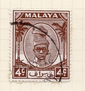 Malaya Perak 1950 Early Issue Fine Used 4c. 278410