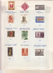 INDIA  VALUES/ SETS FROM 1971 TO 1972 MOUNTED MINT