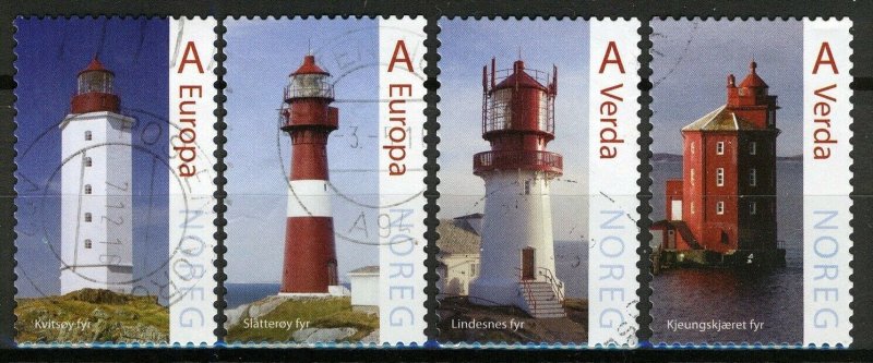 Norway 15 Nk 1910 13 Norwegian Lighthouses I Set Vfu Mi 16 Cat 17 Europe Norway Stamp Hipstamp