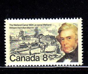 CANADA #655  1974  WELLAND CANAL    MINT  VF NH  O.G