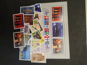 selection Faroes 1993 MNH #247-259 FH: CV $27.60