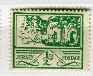 JERSEY; 1940s early WWII Occupation issue Mint hinged 1/2d. value 