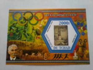 TCHAD CHAD SHEET DELUXE OLYMPIC GAMES SPORTS