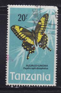 Tanzania 49 Butterflies 1973