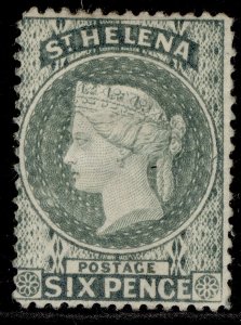 ST. HELENA QV SG44, 6d grey, M MINT. Cat £45.