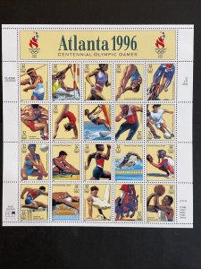 1996 sheet Atlanta Olympic Games Sc # 3068 