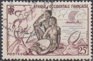 FRENCH WEST AFRICA  #58    USED