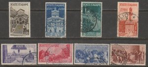 Italy 478-485, PROCLAMATION OF THE REPUBLIC, SET OF 8, USED. VF. (62)