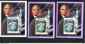 British Virgin Islands 1986 Statue of Liberty USA Presidents 27 sheets MNH 15090