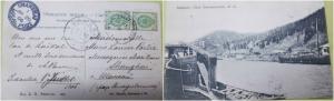 O) 1906 CHINA - RUSSIAN POST OFFICE IN MANCHURIAL, 2K GREEN TIED BY KHABIN-RAILW