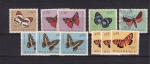 SA25f Mozambique 1953 Butterflies used stamps