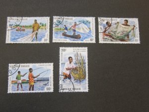 Togo 1974 Sc 876-77,C224-26 CTO set FU