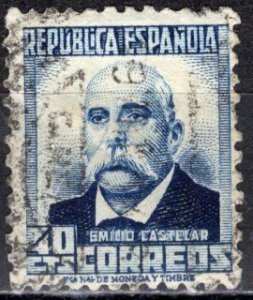 Spain; 1932; Sc. # 522a; Used Single Stamp