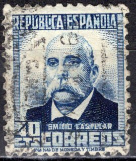 Spain; 1932; Sc. # 522a; Used Single Stamp