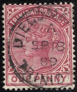 TRINIDAD 1883  Sc 69 1d  Used, DIEGO postmark/cancel