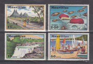 Mauritius Scott #381-384 MNH