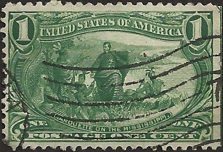 # 285 DARK YELLOW GREEN USED JACQUES MARQUETTE ON THE MIS...