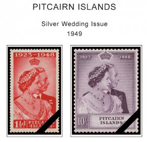 COLOR PRINTED PITCAIRN ISLANDS 1940-2010 STAMP ALBUM PAGES (118 illustr. pages)