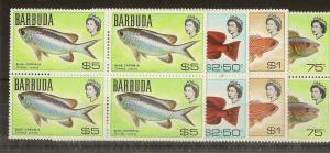 Barbados 1968 High Values SG24-27 MNH Blocks