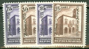 DV: San Marino 151-4 mint CV $496.50